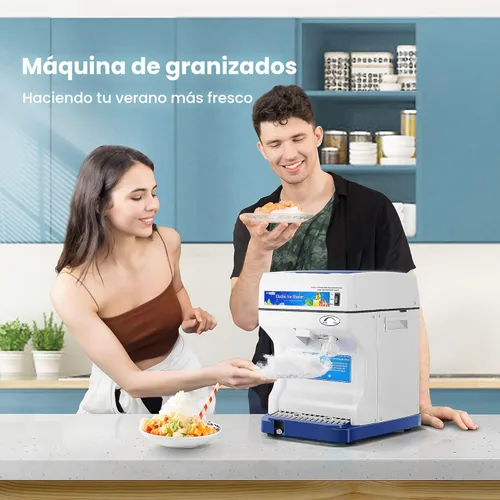 Vista 2 de VIVOHOME Máquina eléctrica 265lbs/hr del fabricante del cono de la nieve de la máquina de afeitar de la trituradora de hielo para el uso doméstico