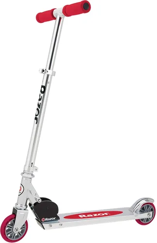 Vista 10 de Razor Un scooter para niños: ligero, plegable, marco de aluminio y manubrio ajustable Claro/Negro