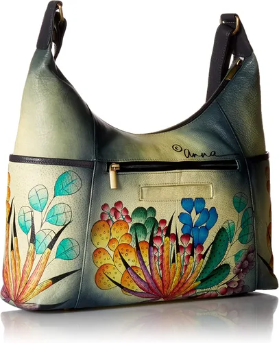 Vista 2 de Anna by Anuschka Hobo de hombro grande de cuero para mujer