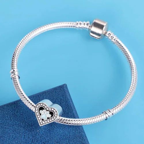 Vista 5 de TINSLO Christmas Theme Charm fits Pandora Bracelets, 925 Sterling Silver Pendant for Women Girls Christmas Gifts for Women Charm for Bracelet and