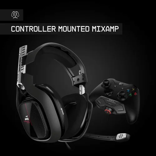 Vista 6 de ASTRO Gaming A40 TR Wired Headset + MixAmp M80 with Astro Audio V2 for Xbox Series X S, Xbox One