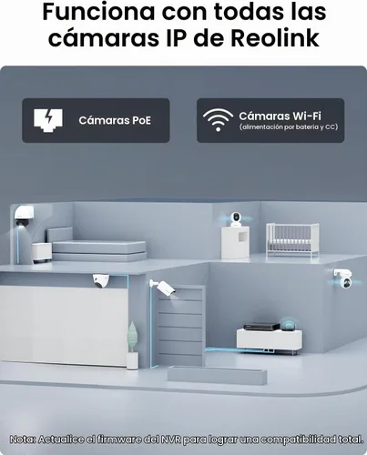 Vista 6 de REOLINK Sistema de cámara de seguridad para el hogar de 5MP 8CH sin HDD