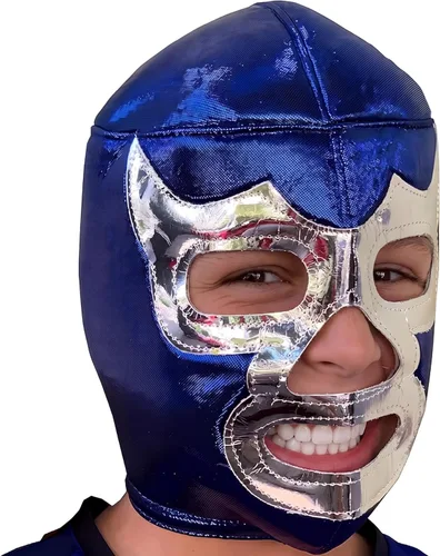 Vista 8 de Make It Count (Pick your) Máscara de lucha libre Luchador para niños y jóvenes (niños - Ajuste)
