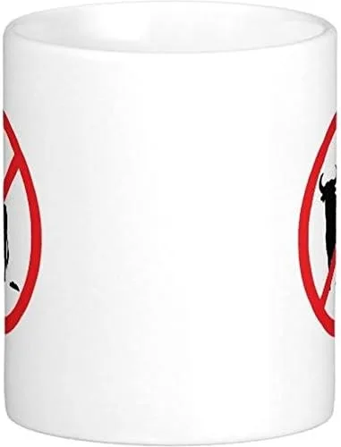 Vista 2 de Taza de café de cerámica de 11 oz de No Bullshit Quick Mugs 2 U