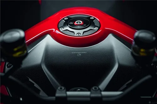 Vista 2 de Ducati Streetfighter V4/V4s - Cubierta de tanque de carbono 96981261AA