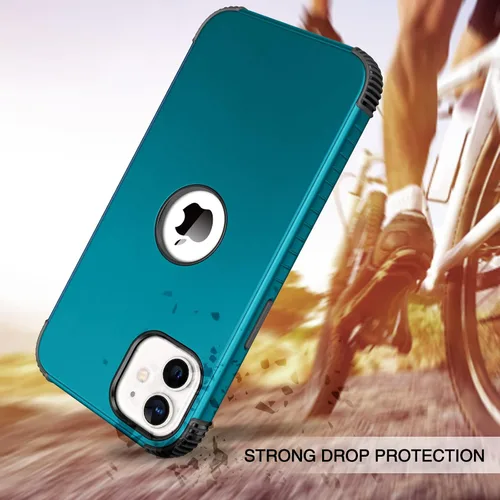 Vista 3 de BENTOBEN para iPhone 12 Funda, Funda para Teléfono iPhone 12 Pro, Resistente 2 en 1 Protección Completa Rugosa a Prueba de Golpes Híbrida