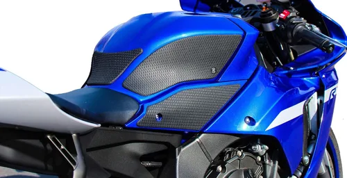 Vista 2 de TechSpec Agarres para tanque Gripster - Compatible con Yamaha R1 M / R1 (2020-ACTUAL) - 62-4021-SS - SnakeSkin