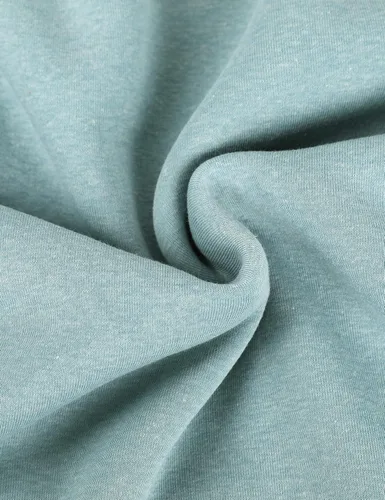Vista 4 de Yeokou Sudadera deportiva cálida con forro polar y cuello redondo para mujer