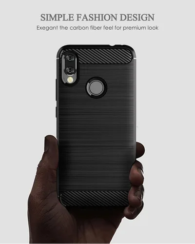 Vista 4 de Asuwish Funda compatible con Xiaomi Redmi Note 7/7Pro y protector de pantalla de vidrio templado, accesorios de celda, TPU de cuerpo completo, funda