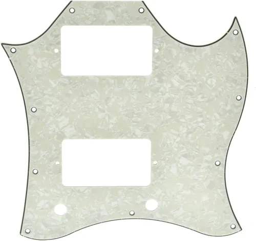 Vista 17 de Golpeador de cara completa para guitarra American Standard SG, compatible con Gibson SG Abalone Pearl de EE. UU
