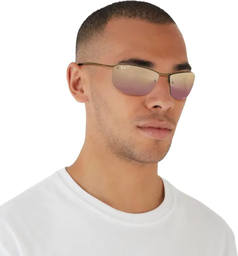 Vista 7 de Ray-Ban Gafas de sol rectangulares RB3542 Chromance para hombre