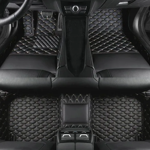 Vista 26 de Alfombrillas personalizadas para Prado Sedan 2000-2023, cobertura completa de accesorios para piso interior del vehículo (beige)