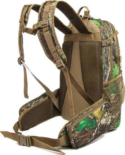 Vista 5 de Mochila de caza, paquetes de caza duraderos para hombres camuflaje - caqui