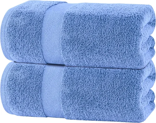 Vista 40 de Toallas de mano blancas clásicas para baño [paquete de 12] Toallas de mano de algodón a granel para gimnasio, cocina y spa, 16x27 pulgadas, toallas