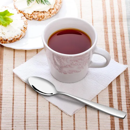 Vista 4 de Cucharas de té de acero inoxidable, cuchara pequeña de 12 piezas