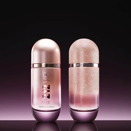 Vista 5 de Carolina Herrera 212 VIP Rose Eau de Parfum con atomizador, edp, para mujer CH2VR9351506, 1.7 onza