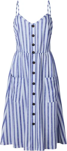 Vista 61 de Angashion - Vestido floral de verano estilo bohemio para mujer, con botones, bolsillos y tiras ajustables
