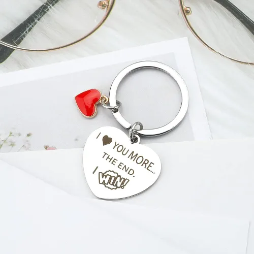 Vista 3 de Valentines Day Gifts For Him Her Couple Keychain Love Anniversary Birthday Gifts For Boyfriend Girlfriend Wife Husband
