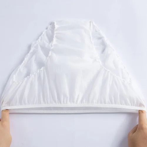 Vista 4 de Calzoncillos portátiles desechables de la ropa interior no tejida de los hombres para viajar Fitness Hotel Spa Hospital Stays, Blanco-35 piezas