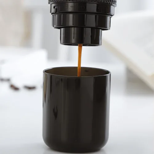 Vista 9 de Cafetera portátil Cocoarm para viajes, máquina de café espresso de camping Battery Powered Rechargeable, Compatible with Ground Coffee & K-CUP