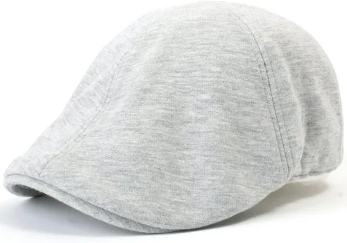 Vista 7 de ililily Gorra plana de algodón suave Newsboy Ivy Stretch Fit Driver Hunting Hat