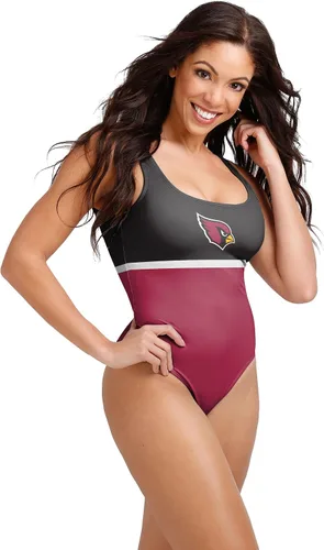 Vista 31 de FOCO Traje de baño de una pieza con logotipo del equipo de la NFL para mujer
