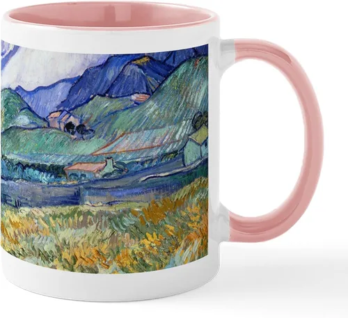 Vista 49 de CafePress Irises By Vincent Van Gogh Taza de café de cerámica de 11 oz (11.0 fl oz)
