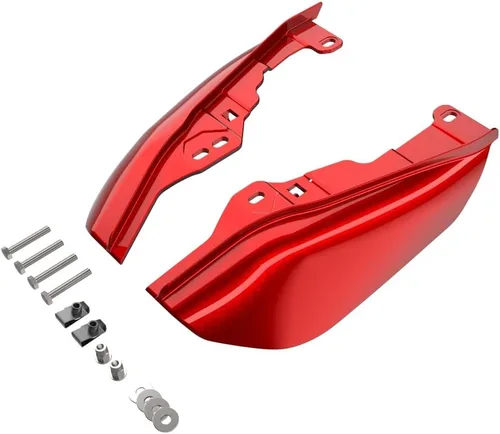 Vista 127 de Advanblack Deflectores de aire Road Glide de marco medio 2024 compatibles con Harley Touring Street Glide, Road King, Electra Glide, 2009-2025