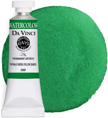 Vista 37 de DA VINCI PAINTS Pintura Acuarela Profesional para Artistas, Azul Cobalto, 15mL