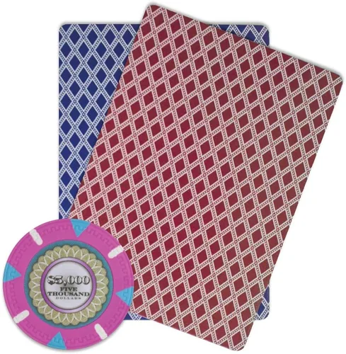 Vista 3 de Claysmith Gaming The Mint Poker Chip - Compuesto de arcilla pesada de 0.48 oz, paquete de 50 ($5000 rosa)