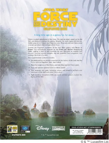 Vista 3 de Edge Studio Star Wars Force and Destiny Juego Nexus of Power SourceBook Juego de rol Juego de estrategia para adultos y niños a partir de 10 años
