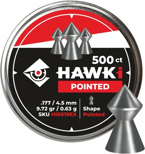 Vista 10 de Balas de Airsoft Hawki Diseñadas para Tiro al Blanco y Caza