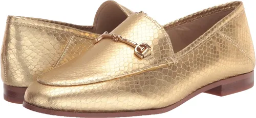 Vista 7 de Sam Edelman Mocasines Loraine para mujer, Oro Boa Metálico