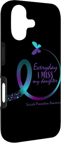 Vista 3 de Loving Memory Daughter Suicide Awareness Prevention Phone Case for iPhone 17