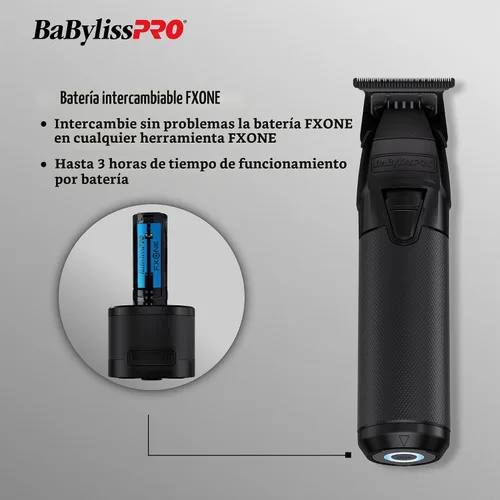 Vista 2 de BaBylissPRO FXONE Professional Cordless Outlining Trimmers for Men with Interchangeable Battery