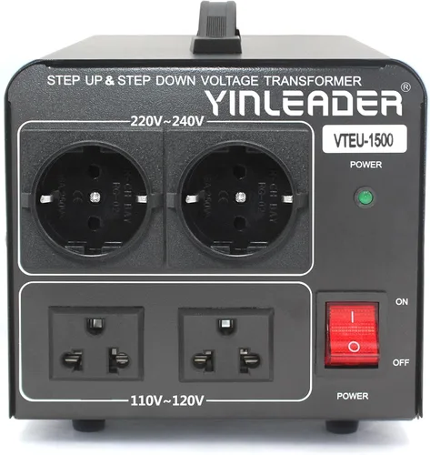 Vista 14 de Convertidor de voltaje de 500 W Convertidor de potencia (110 V a 220 V, 220 V a 110 V) Convertidor de paso hacia arriba/abajo 110/120 voltios
