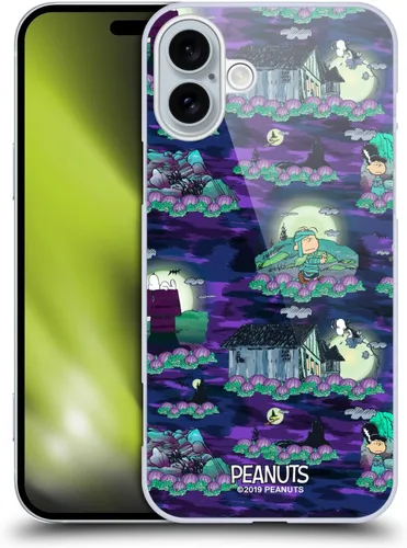 Vista 18 de Head Case Designs Funda rígida con licencia oficial de Peanuts Snoopy Patterns Spooktacular compatible con Apple iPhone 7/8/SE 2020 y 2022