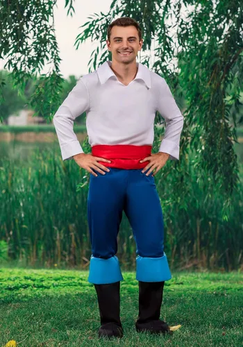 Vista 4 de Disguise Disfraz de Prince Eric Deluxe para hombre