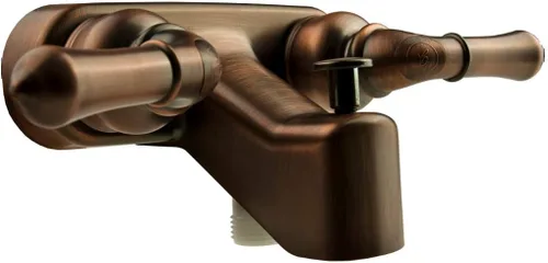 Vista 7 de Dura Faucet DF-SA110C-SN Grifo Desviador de Válvula para Tina y Ducha de RV con Manijas Clásicas (Níquel Satinado Cepillado)
