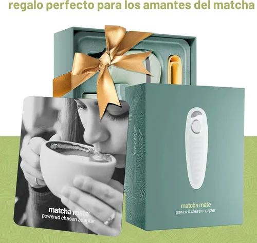 Vista 7 de Matcha Mate Batidor de bambú eléctrico - Batidor tradicional Electronic Precision, Rechargeable Portable Tea Frother, Stirrer, Mixer, Making