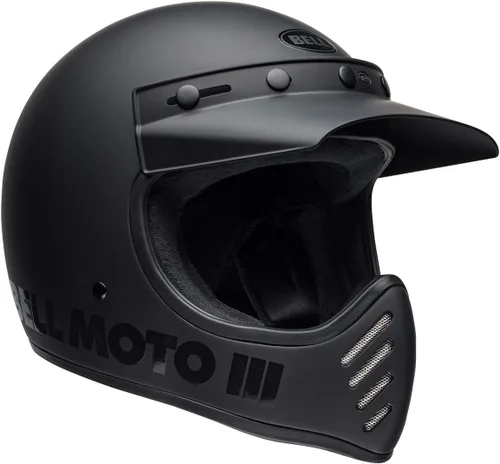 Vista 2 de Bell Casco Moto-3, M/G Negro Clásico, XXL