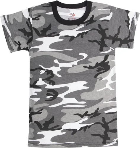 Vista 10 de Rothco Kids Camo T-Shirt Camuflaje del bosque
