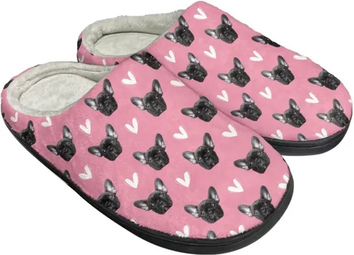 Vista 2 de Baxinh Pantuflas antideslizantes para mujeres y hombres, suaves y cálidas para interiores y exteriores, zapatos antideslizantes