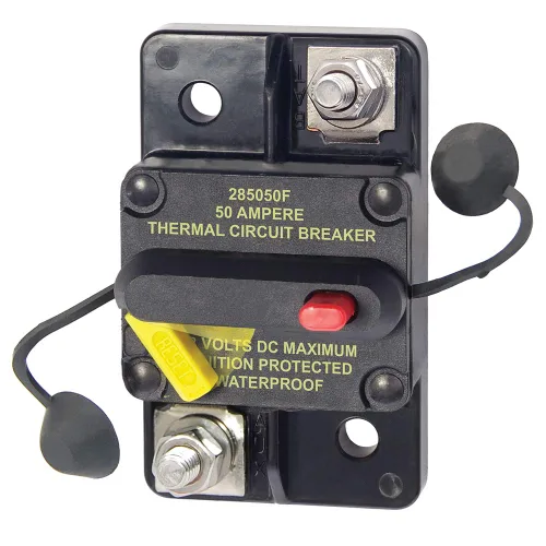 Vista 30 de Blue Sea Systems - Disyuntor 7035 Serie 187, montaje en panel, 25 A
