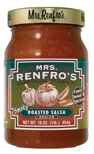 Vista 5 de Mrs. Renfro’s Medium Salsa – Gluten Free (16-oz. jars, 2-pack)
