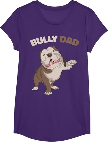 Vista 69 de American Bully Dad Dog Owner Father Funny Men T-Shirt Asphalt Grey