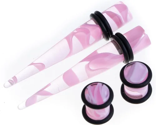 Vista 9 de Memsion - Kit de estiramiento para la oreja, 50 piezas, kit de perforación, aretes de calibre 00, 14