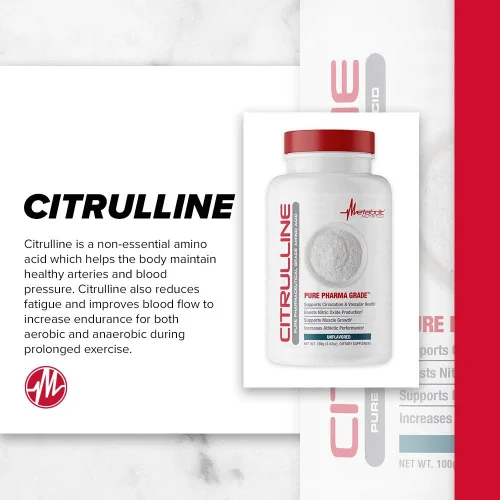Vista 3 de Metabolic Nutrition Citrulina, 3.53 oz, polvo