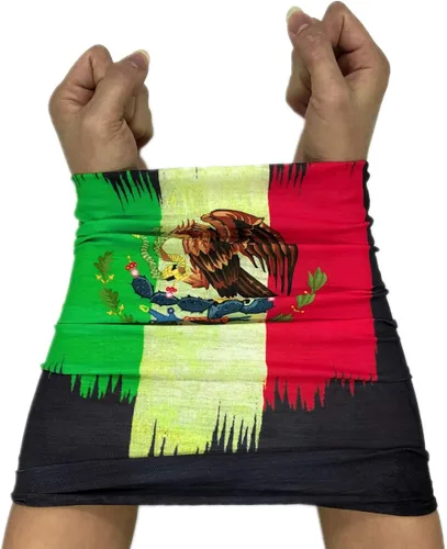 Vista 5 de Polaina de cuello sin costuras, bufanda, bandana, máscara facial sin costuras, protección UV para motocicleta, ciclismo, equitación, correr