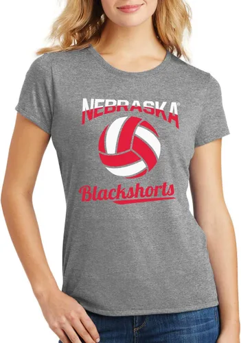 Vista 9 de CornBorn Elige tu diseño: camisetas prémium de voleibol de Nebraska para mujer